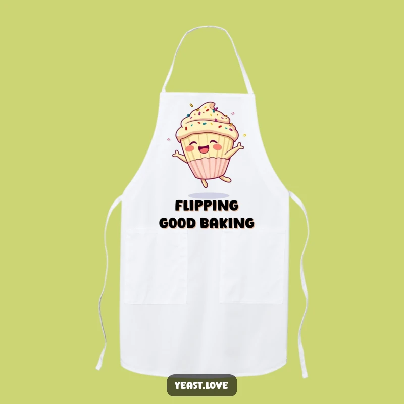 Funny Cupcake Somesault Apron: Cook Up Laughs in the Kitchen Hilariously