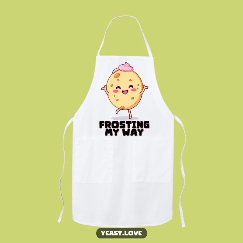 Funny Cookie Jig Apron - Frosted Baker's Accessory, Perfect Funny Gift