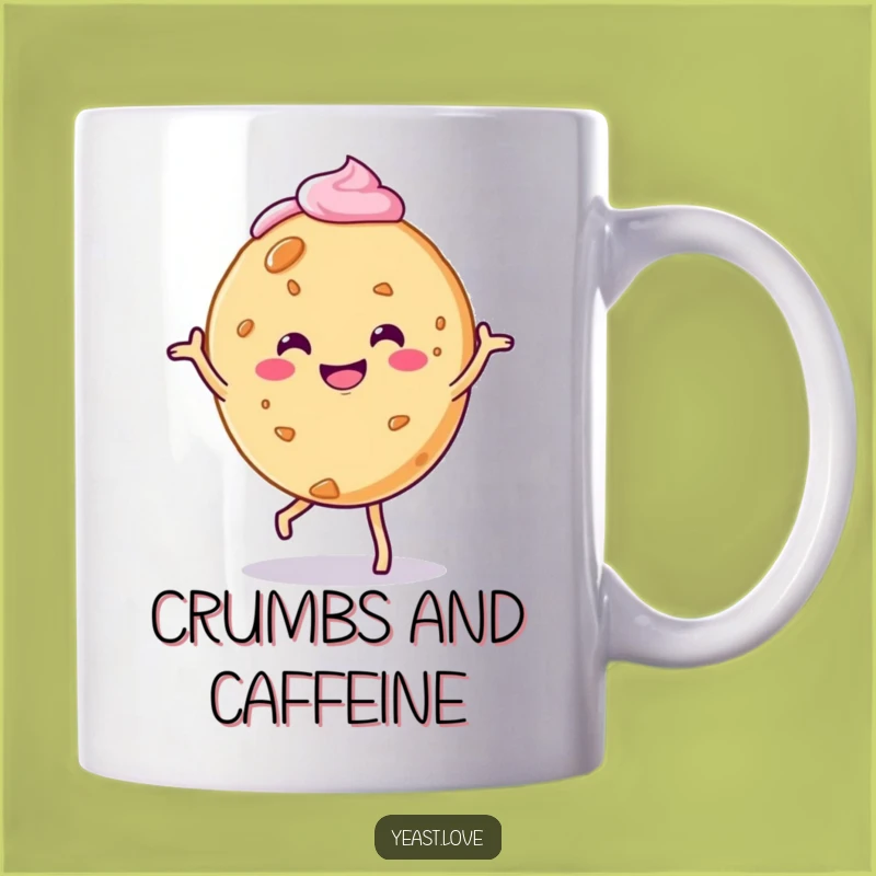 Funny Cookie Jig Mug - Charming Frosted Character, Perfect Funny Gift Idea