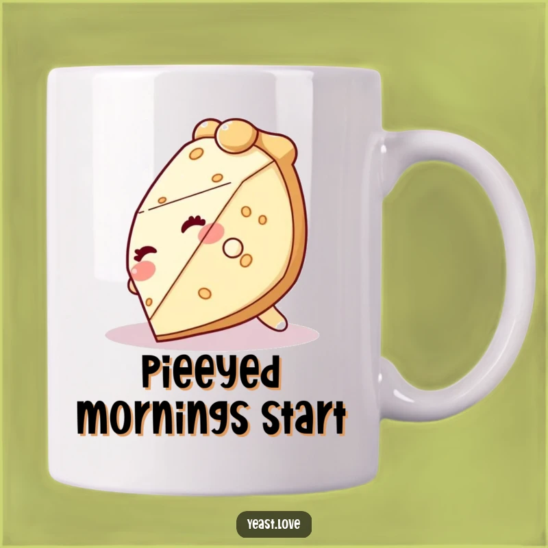 Funny Pie Tumble Mug - Giggling Character, Perfect Funny Gift Idea