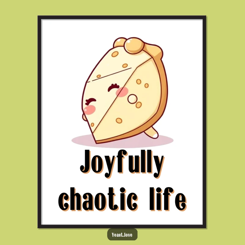 Funny Pie Tumble Digital Art - Giggling Decor, Unique Funny Gift